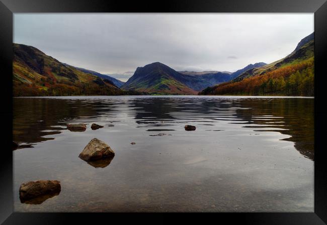 Buttermere Ripples Framed Print by Sarah Couzens