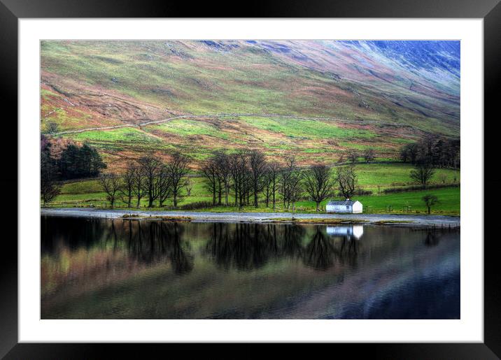 Buttermere Reflections Framed Mounted Print by Sarah Couzens