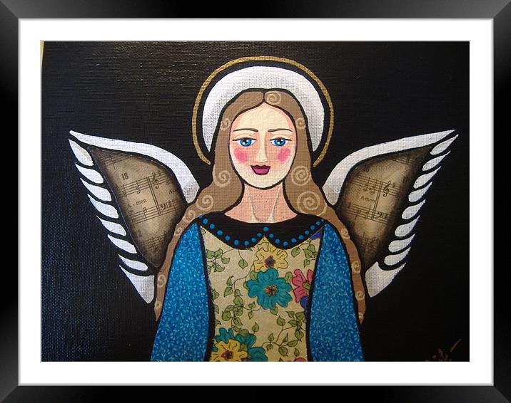 My Angel. Framed Mounted Print by Yanina Perkins