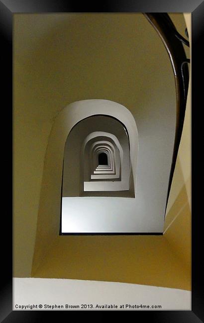 Going Up! Framed Print by Stephen Brown