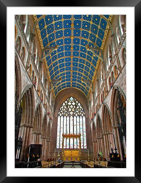 Carlisle Cathedral Framed Mounted Print by Stephen Brown