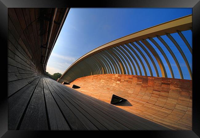 henderson waves Framed Print by melvin baroga