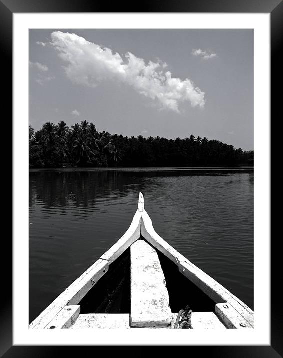 Kerala Backwaters Framed Mounted Print by Thomas Seear