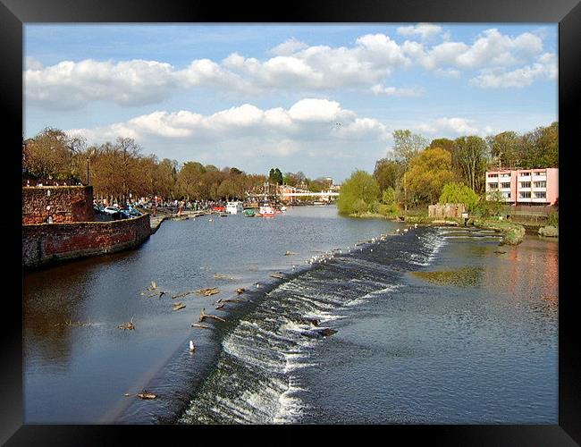 The River Dee, Chester Framed Print by Ian Jackson