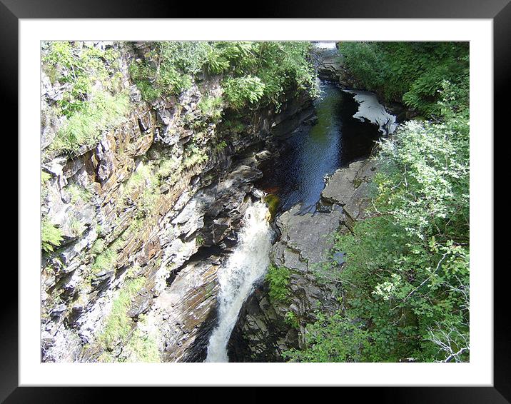 Corrieshalloch Gorge Framed Mounted Print by Ian Jackson