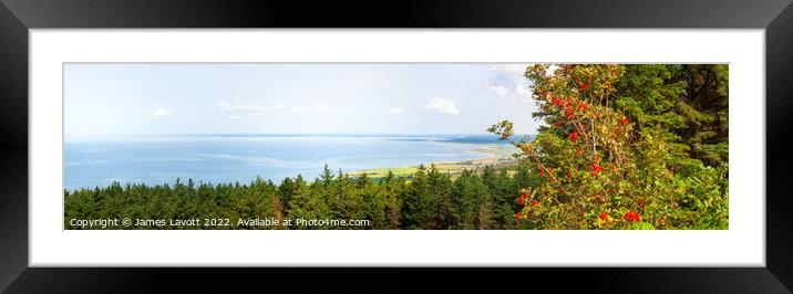 Caernarfon Bar Panorama Framed Mounted Print by James Lavott