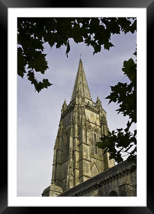 Church Steeple Framed Mounted Print by James Lavott