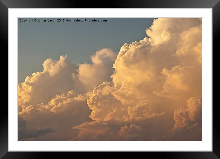  Clouds Three Framed Mounted Print by James Lavott
