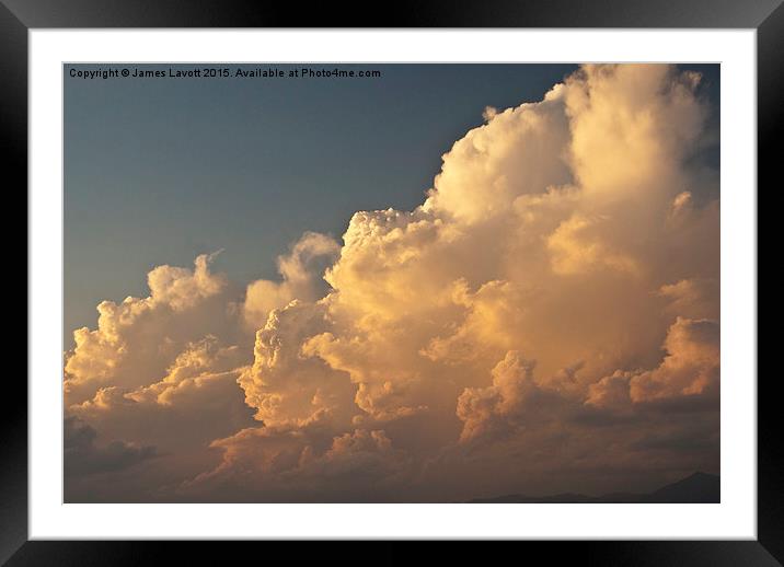  Clouds Four Framed Mounted Print by James Lavott