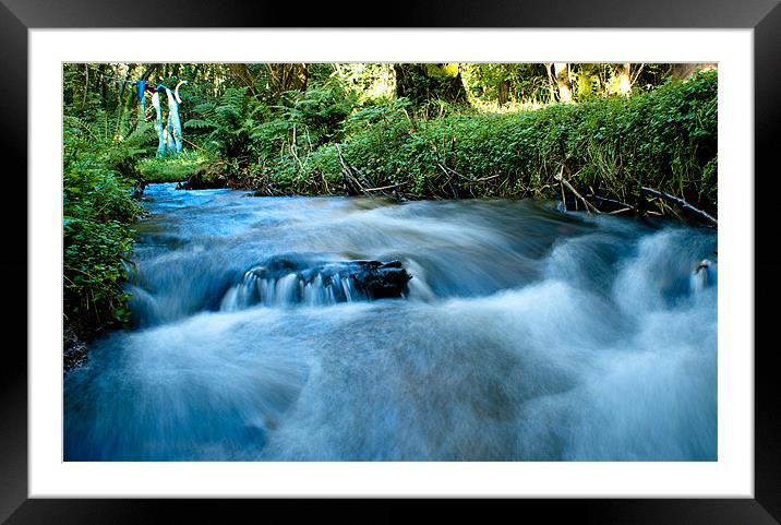 Broom Falls Framed Mounted Print by Bobby Brown
