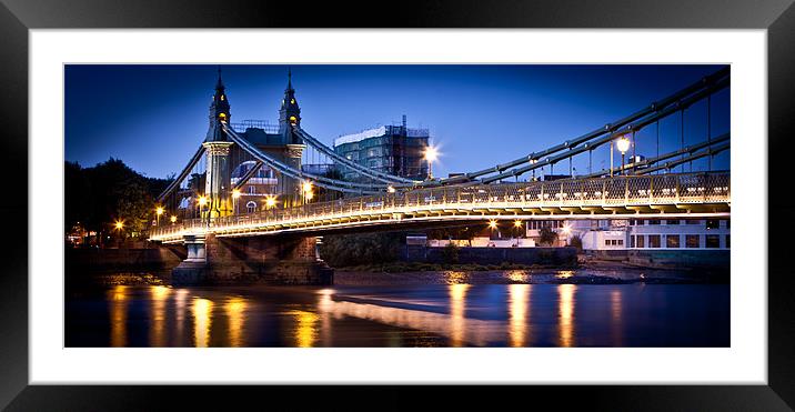 Hammersmith Bridge Framed Mounted Print by Gavin Marker
