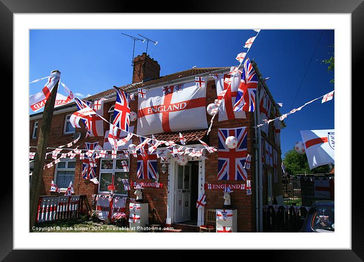 World cup house Framed Mounted Print by mark blower