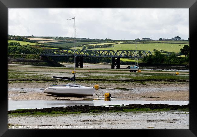 Camel estuary Framed Print by mark blower