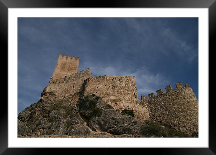 Spanish castle Framed Mounted Print by mark blower