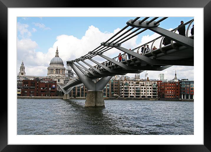 St Pauls Cathedral Framed Mounted Print by mark blower