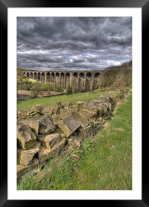 Wislden Viaduct Framed Mounted Print by Darren Smith