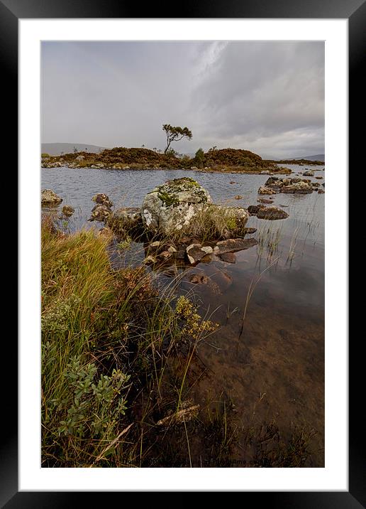 Rannoch Moor Framed Mounted Print by James Mc Quarrie