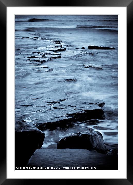 Kimmeridge bay, Dorset Framed Mounted Print by James Mc Quarrie