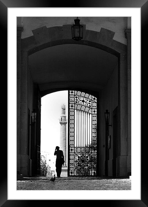 Leaving Framed Mounted Print by James Mc Quarrie