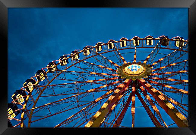 Ferris wheel Framed Print by James Mc Quarrie