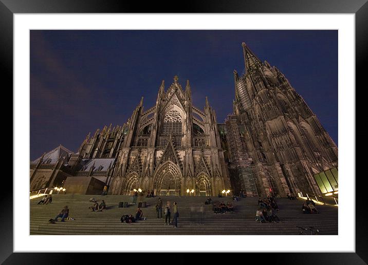 Cologne Cathedral Framed Mounted Print by James Mc Quarrie