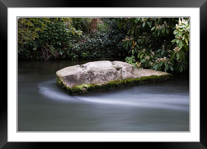 Moving river Framed Mounted Print by James Mc Quarrie
