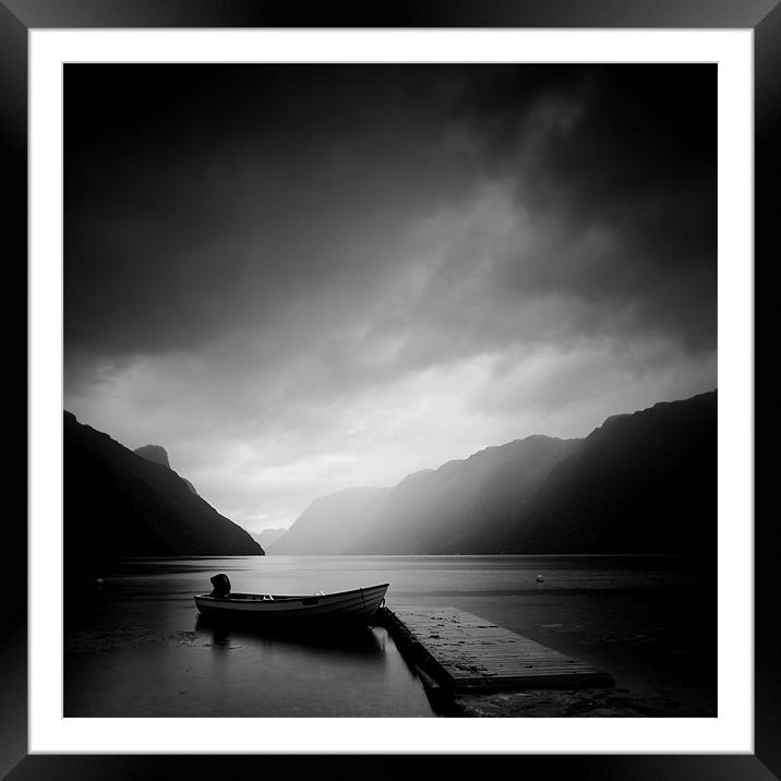 a storm is rising Framed Mounted Print by Sebastian Wuttke