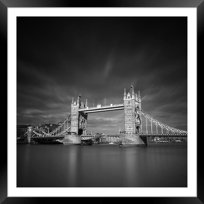 London Tower Bridge Framed Mounted Print by Sebastian Wuttke