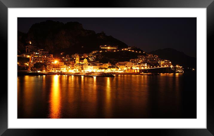 Amalfi Framed Mounted Print by Sebastian Wuttke