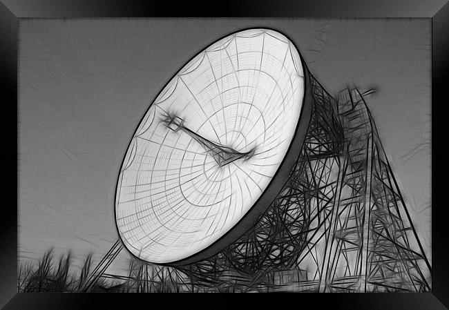 Lovell Telescope at Jodrell Bank Framed Print by James Battersby