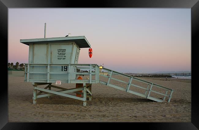 Baywatch Framed Print by Michal Reichl