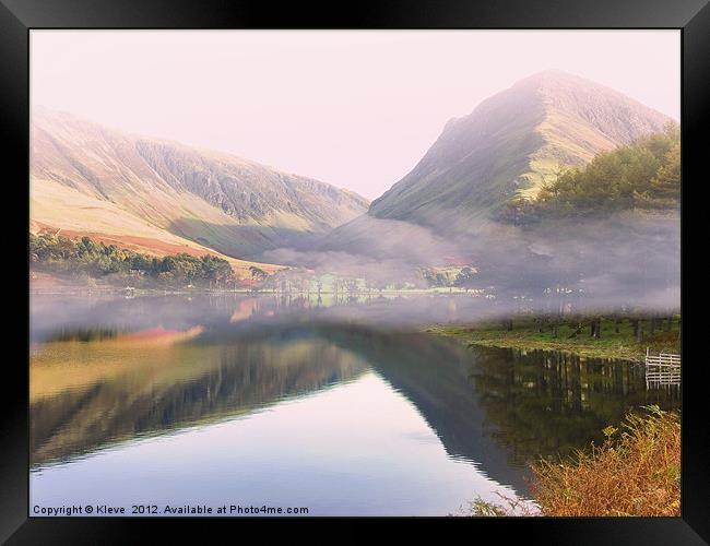 Buttermere and Fleetwith Framed Print by Kleve 
