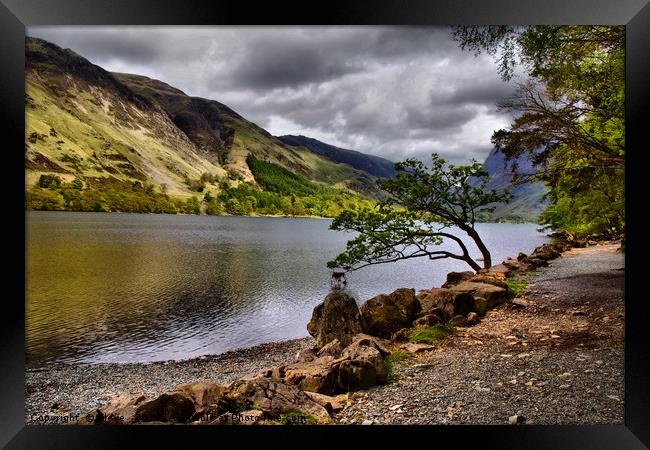 Buttermere,Cumbria. Framed Print by Kleve 