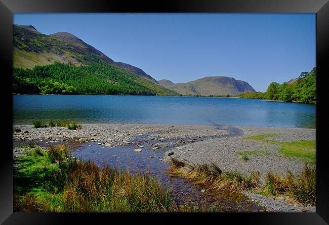 Crummock Water Framed Print by Kleve 