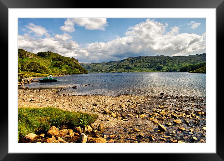 Loch Morar Framed Mounted Print by Jacqi Elmslie