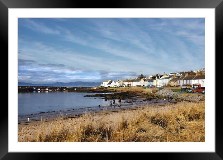 Portmahomack Bay  Framed Mounted Print by Jacqi Elmslie