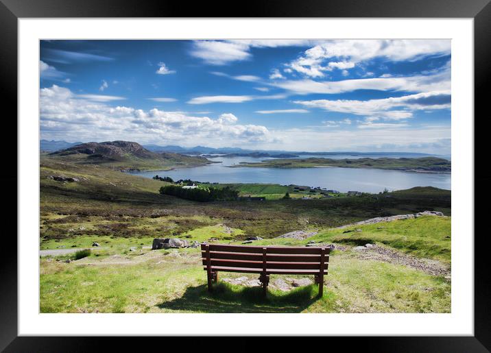 Looking Out to the Summer Isles Framed Mounted Print by Jacqi Elmslie