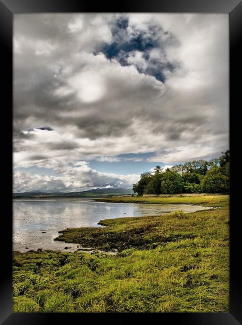 Along The Beauly Firth Framed Print by Jacqi Elmslie