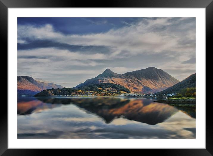The Pap of Glencoe Scotland Framed Mounted Print by Jacqi Elmslie