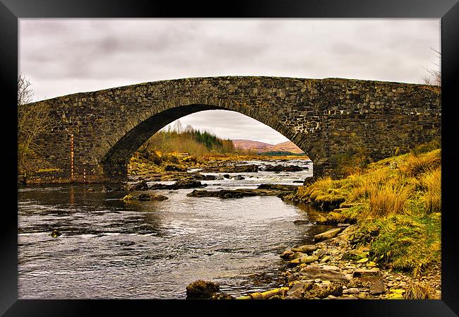 Bridge of Orchy Framed Print by Jacqi Elmslie
