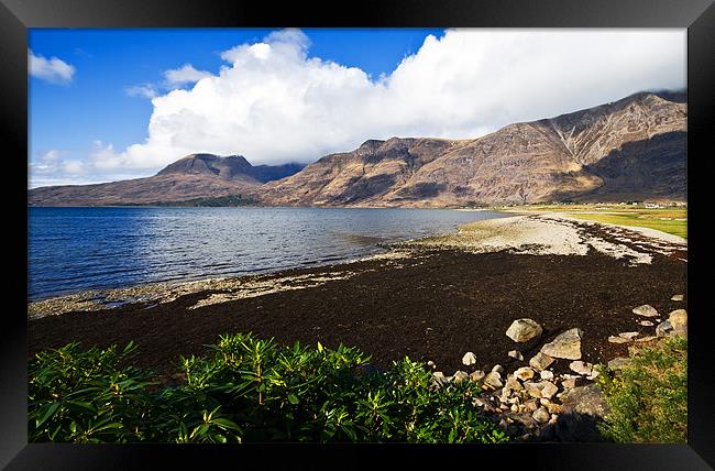 Loch Torridon Bay Framed Print by Jacqi Elmslie