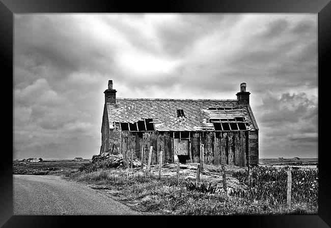 Tumbledown Barn Framed Print by Jacqi Elmslie