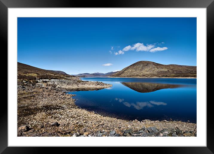 Loch Reflections Framed Mounted Print by Jacqi Elmslie