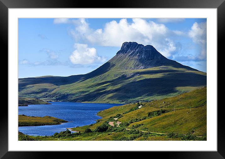 Winding Road to Stac Pollaidh Framed Mounted Print by Jacqi Elmslie