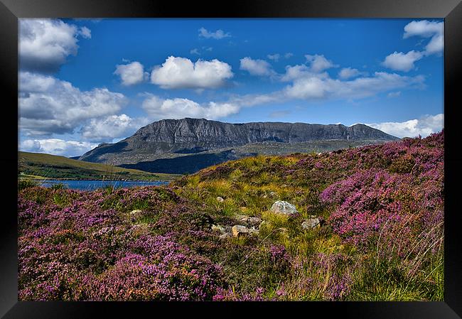 Ben More Coigach from Ardmair Framed Print by Jacqi Elmslie