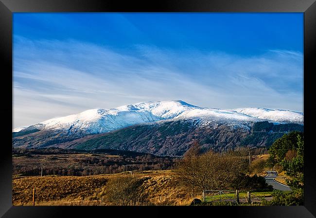 View From the Commando Monument Framed Print by Jacqi Elmslie