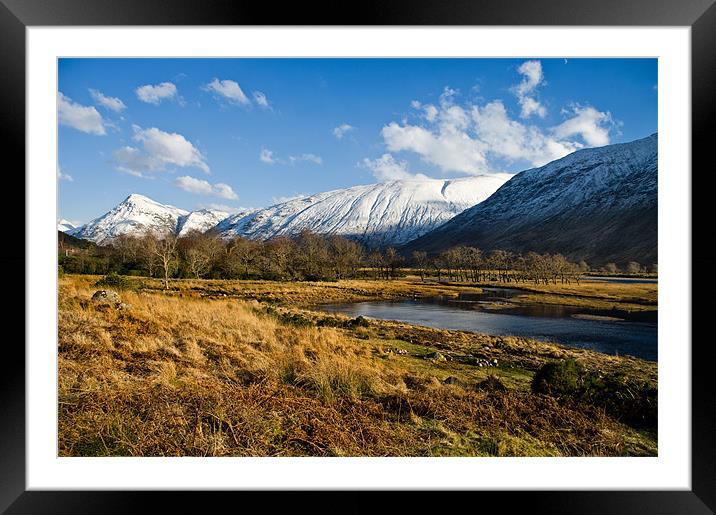 The Head of Loch Etive Framed Mounted Print by Jacqi Elmslie