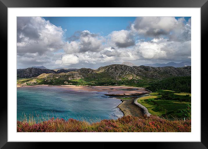 Gruinard Bay Framed Mounted Print by Jacqi Elmslie