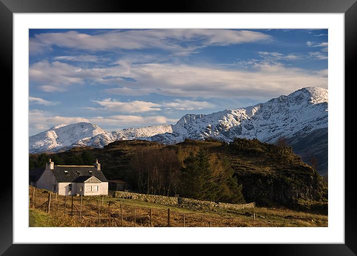 Rarsaidh Cottage Framed Mounted Print by Jacqi Elmslie