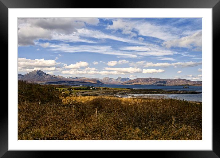 Land of Skye Framed Mounted Print by Jacqi Elmslie